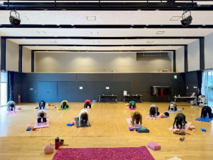 レディースヨガクラスの様子