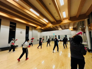 リズムボクシングの様子