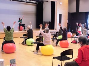 元気ボールの様子