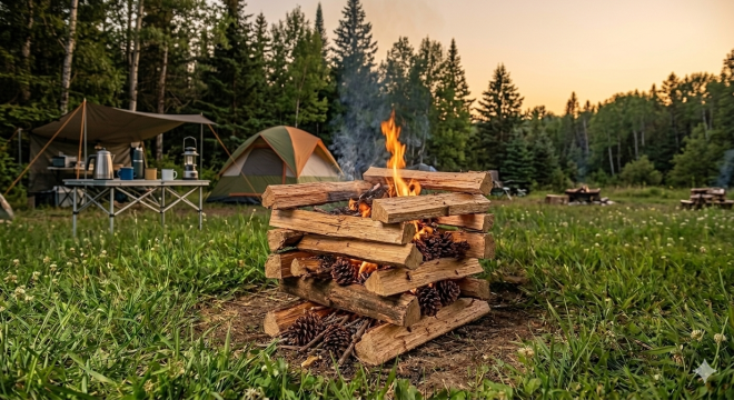 キャンプファイヤー