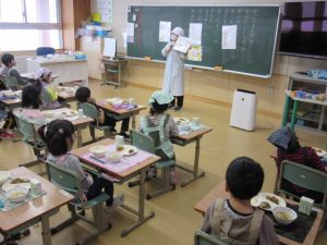 1年給食指導