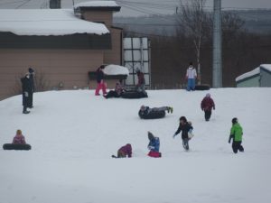 1年生活科雪あそび