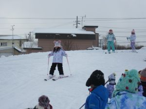 1年スキーグラウンド練習