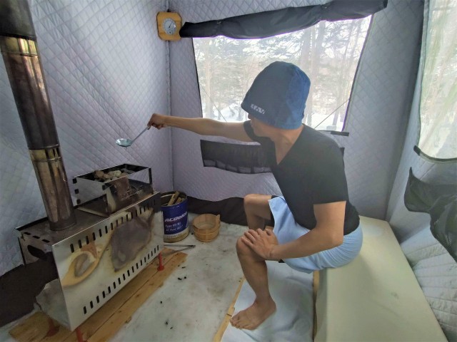 雪景色のなかで新感覚の「整う」体験2